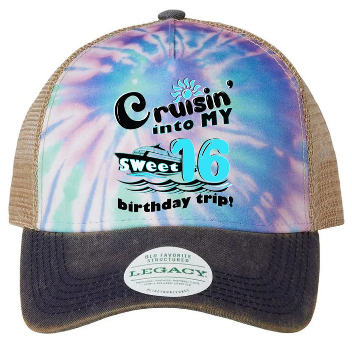 Friendship Family Cruise Trip Daughter Legacy Tie Dye Trucker Hat