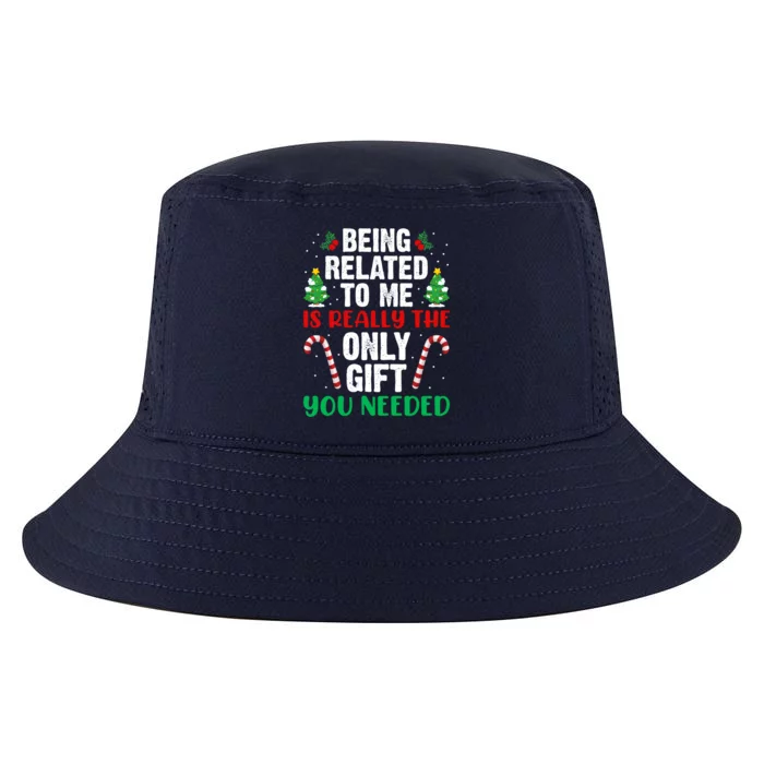 Funny Family Christmas Funny Gift Being Related To Me Gift Cool Comfort Performance Bucket Hat