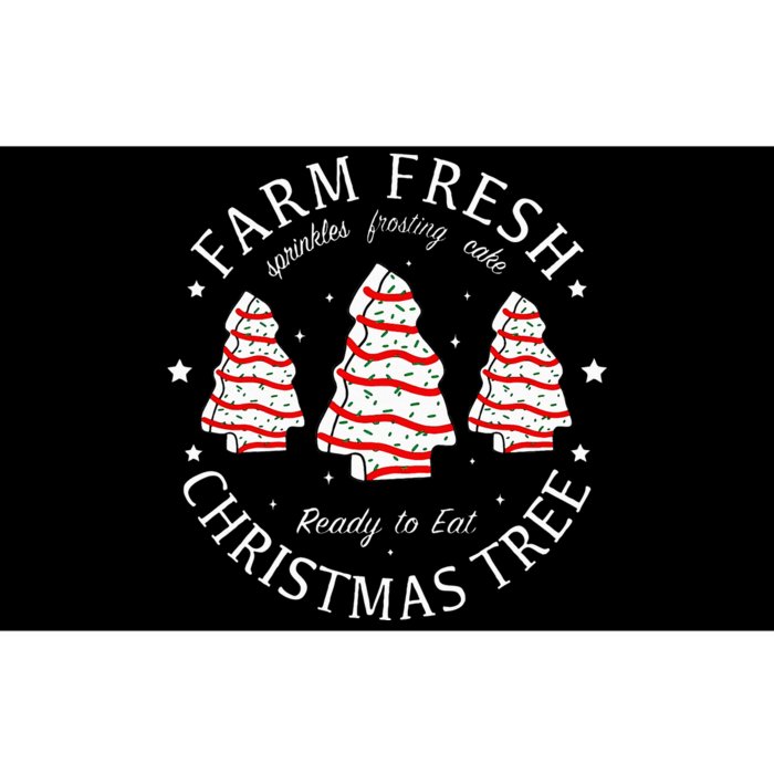 Farm Fresh Christmas Tree Cakes Funny Bumper Sticker