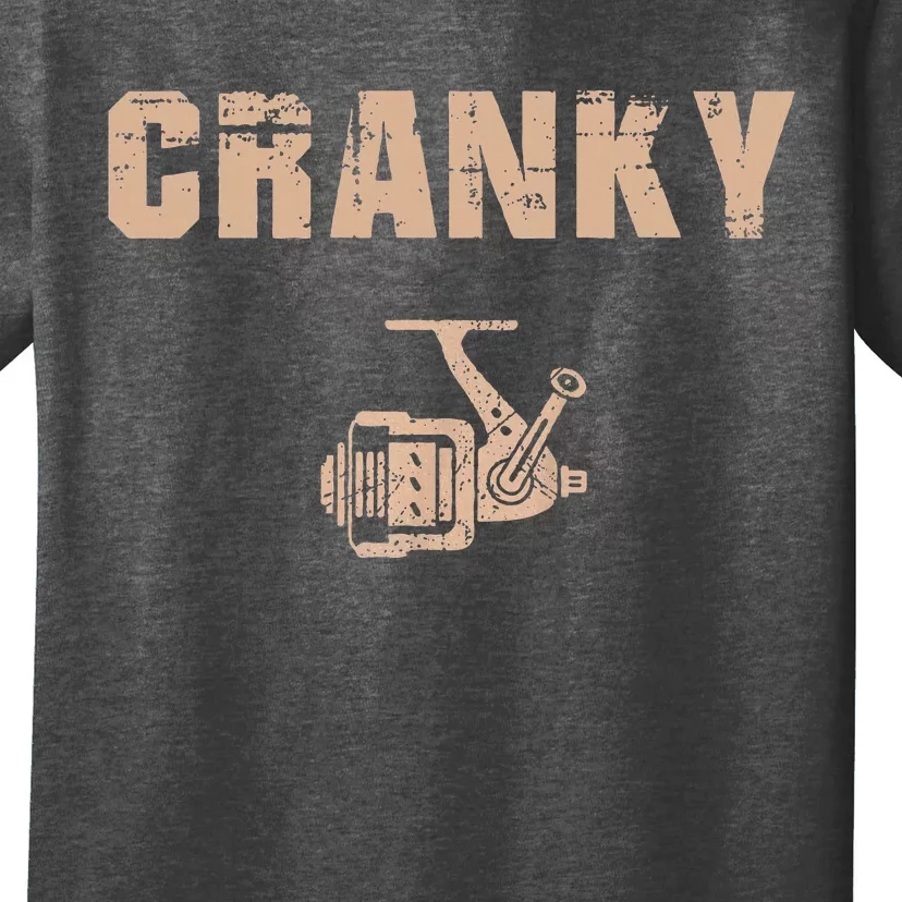 Funny Fishing Cranky Fishing Reel T-Shirt