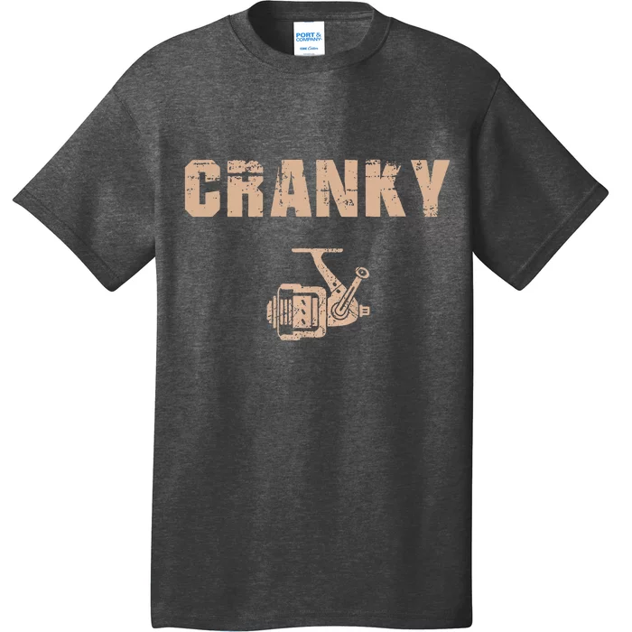 Funny Fishing Cranky Fishing Reel T-Shirt