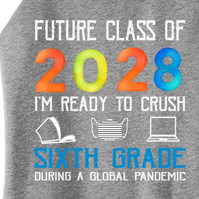 Funny Future Class Of 2028 Im Ready To Crush Sixth Grade Gift Women’s Perfect Tri Rocker Tank