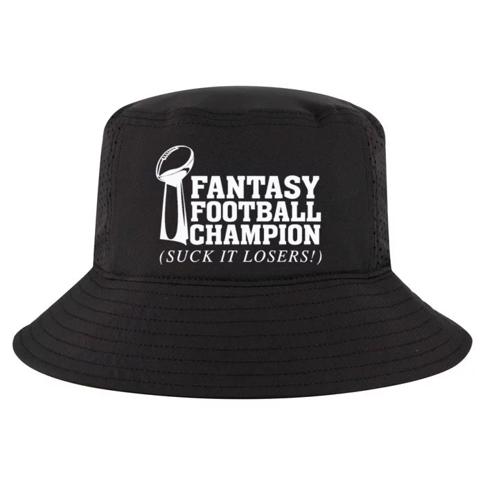 Fantasy Football Champion Suck It Losers Funny Winner Cool Comfort Performance Bucket Hat