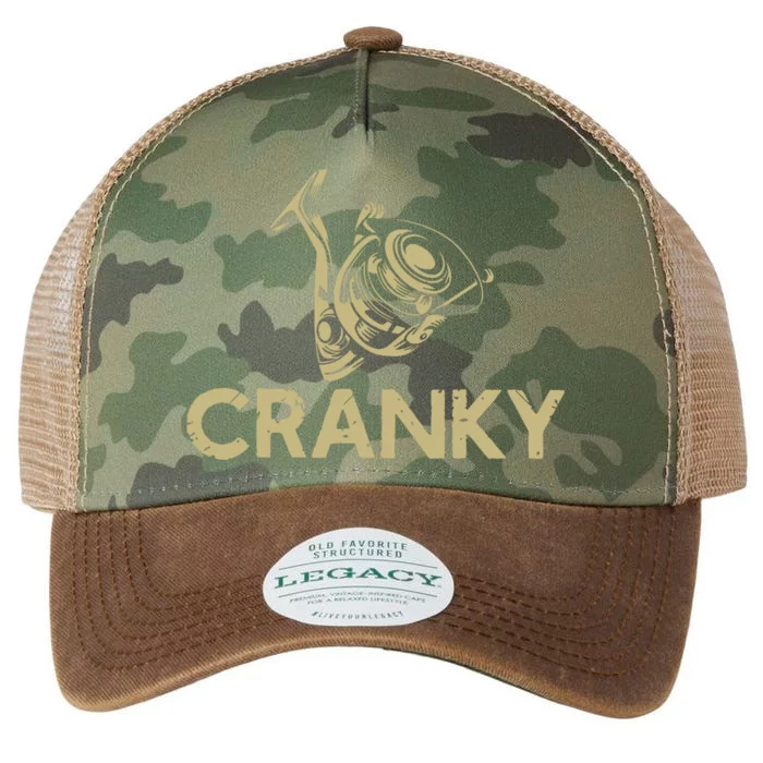 Funny Fishing Cranky Fishing Reel Gits Legacy Tie Dye Trucker Hat