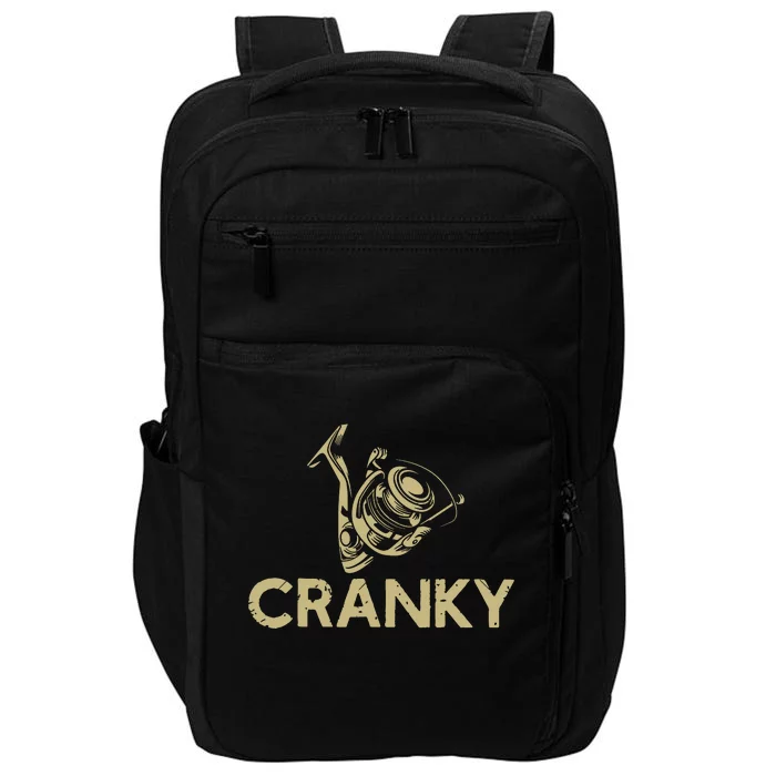 Funny Fishing Cranky Fishing Reel Gits Impact Tech Backpack