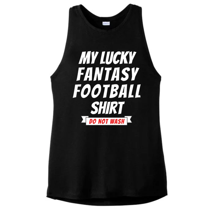 Fantasy Football Champ, My Lucky Fantasy Football Ladies Tri-Blend Wicking Tank