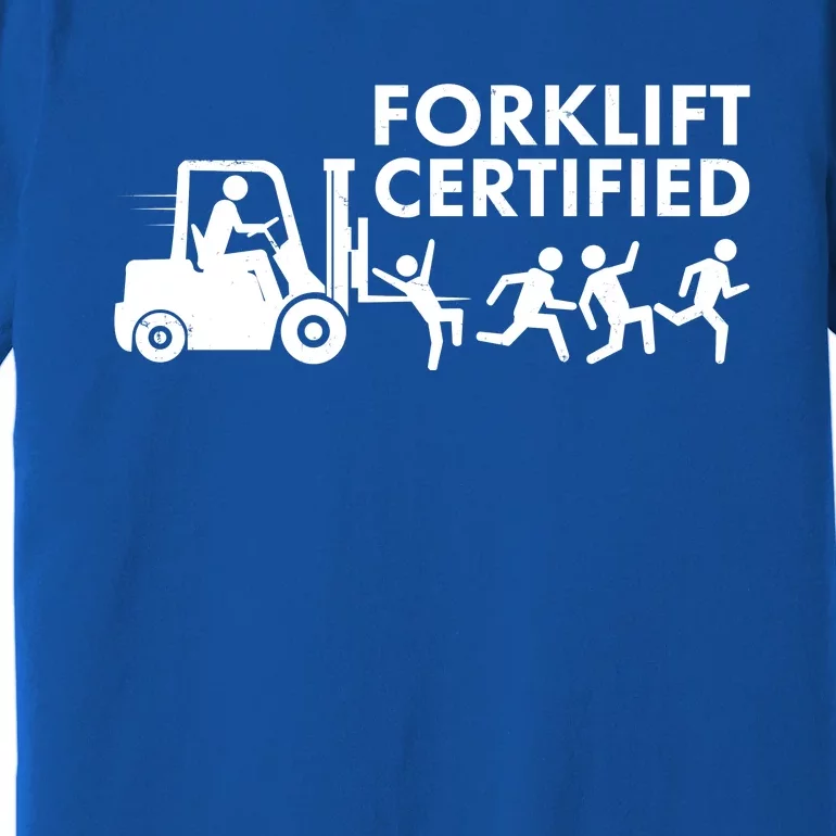 Funny Forklift Certified Premium T-Shirt