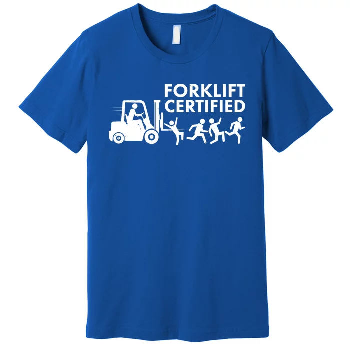 Funny Forklift Certified Premium T-Shirt