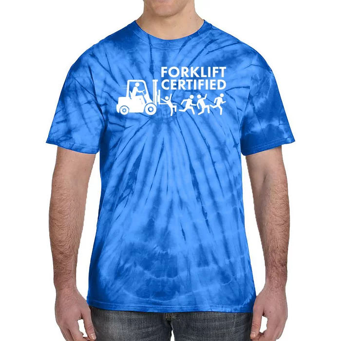 Funny Forklift Certified Tie-Dye T-Shirt