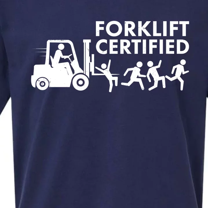 Funny Forklift Certified Sueded Cloud Jersey T-Shirt