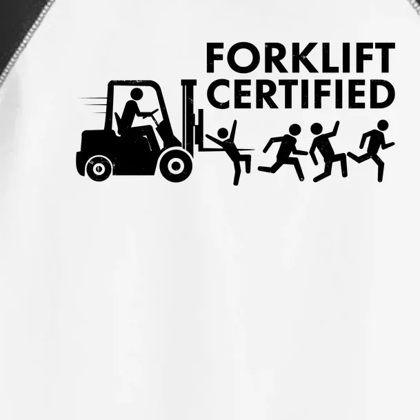 Funny Forklift Certified Toddler Fine Jersey T-Shirt