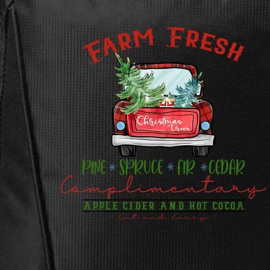 Farm Fresh Christmas Trees City Backpack