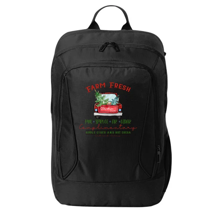 Farm Fresh Christmas Trees City Backpack