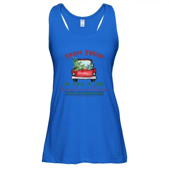 Farm Fresh Christmas Trees Ladies Essential Flowy Tank