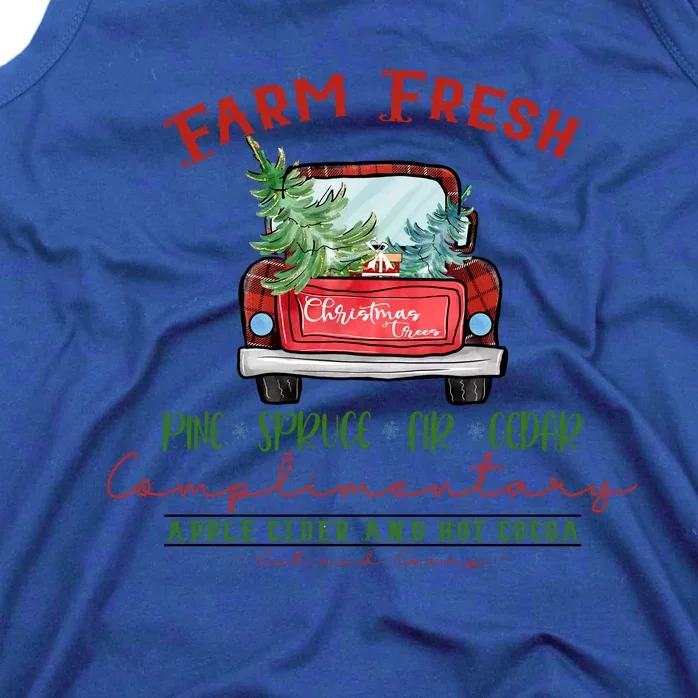 Farm Fresh Christmas Trees Tank Top