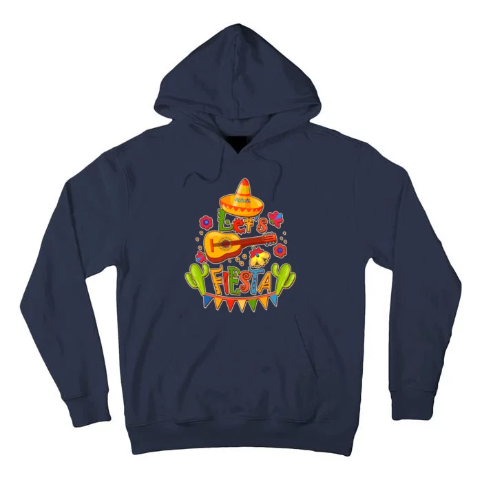 Funny Festive Cinco De Mayo Let's Fiesta Tall Hoodie