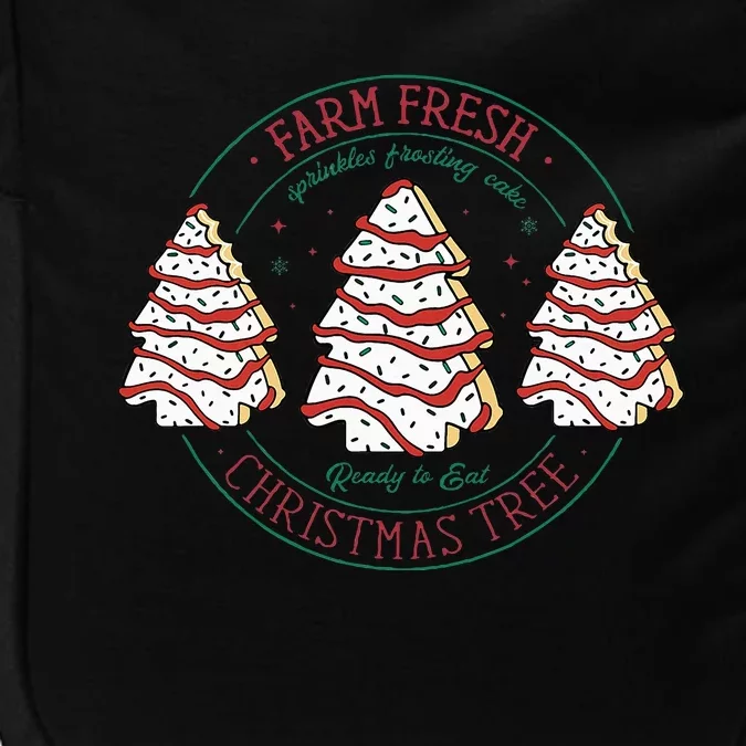 Farm Fresh Christmas Tree Frosting Frosted Cake Debbie Impact Tech Backpack