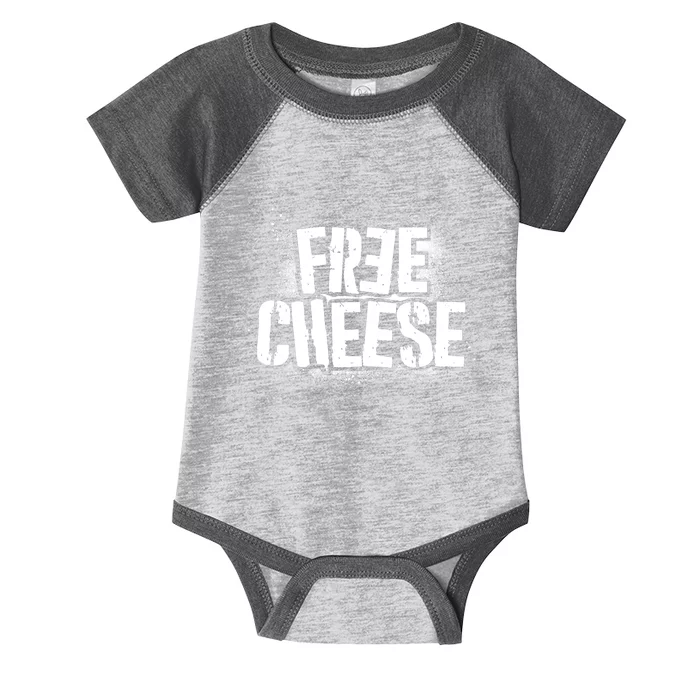 Funny Free Cheese Infant Baby Jersey Bodysuit