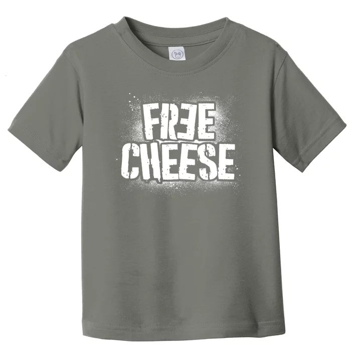 Funny Free Cheese Toddler T-Shirt