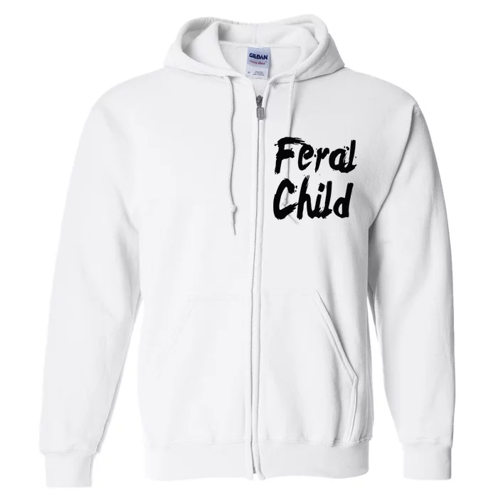 Famous Feral Child Genie Feral Child Full Zip Hoodie