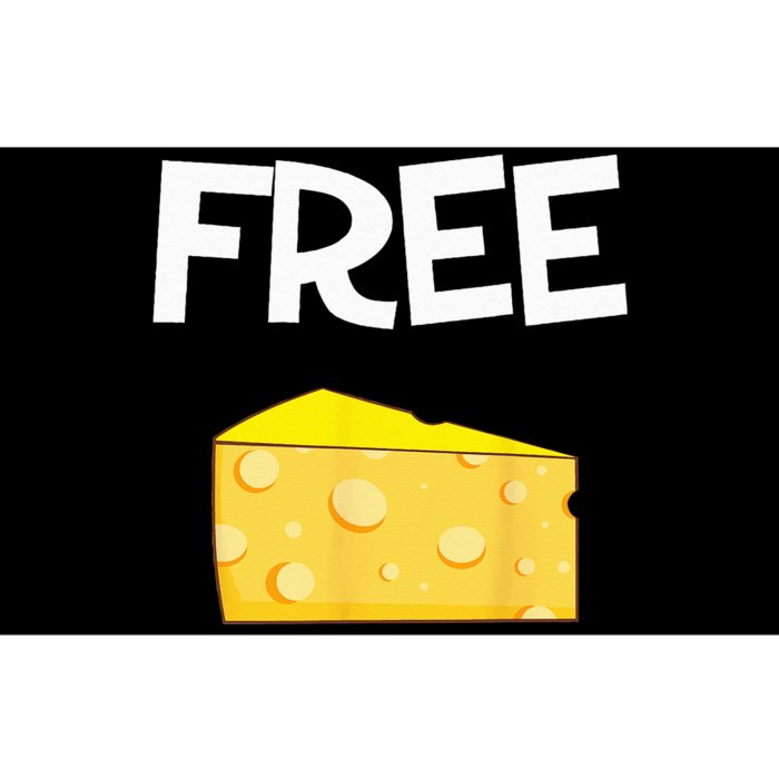 Funny Free Cheese design for the cheese lovers in your life Bumper Sticker