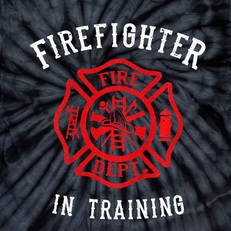 Firefighter for Cute Fire Fighter Tie-Dye T-Shirt