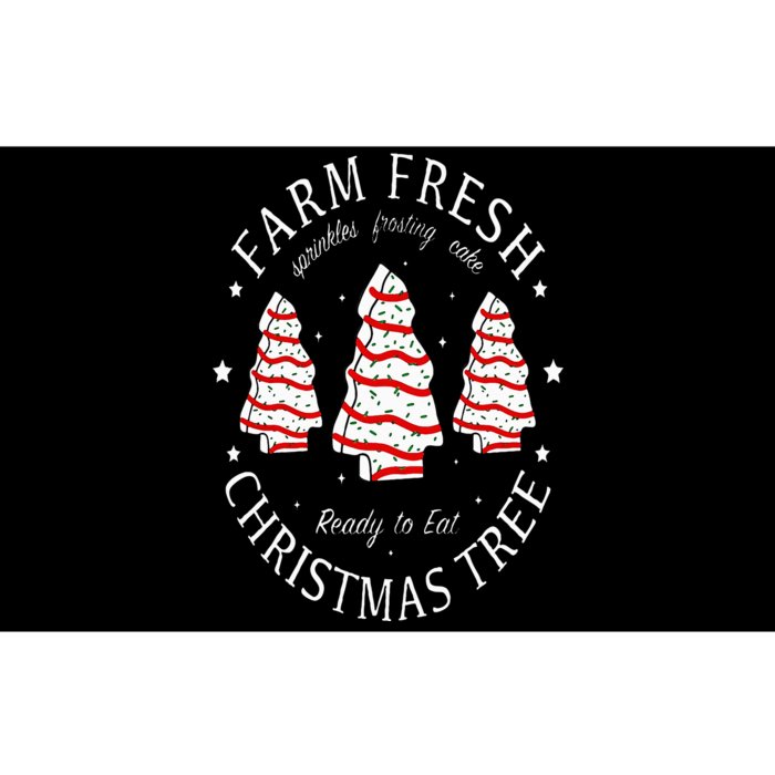 Farm Fresh Christmas Tree Cakes Funny Tree Farm Xmas Pajamas Bumper Sticker