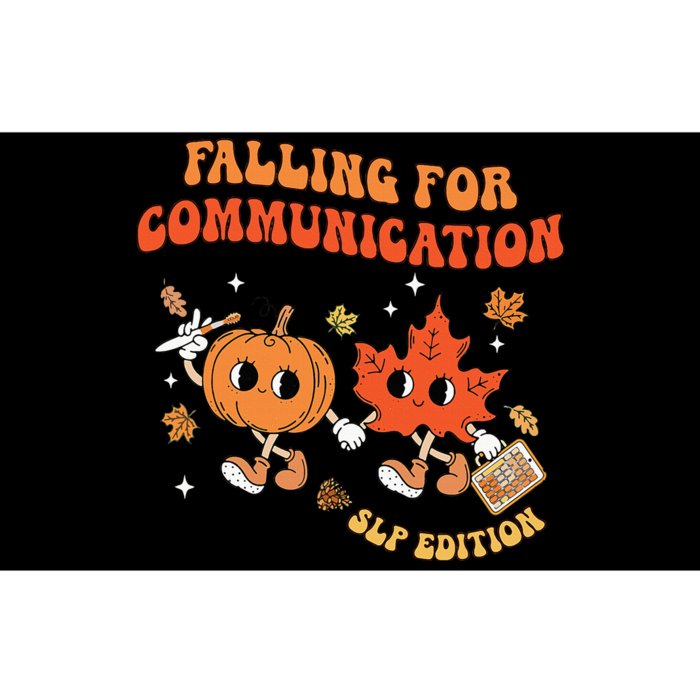 Falling For Communication Slp Edition Fall Thanksgiving Bumper Sticker