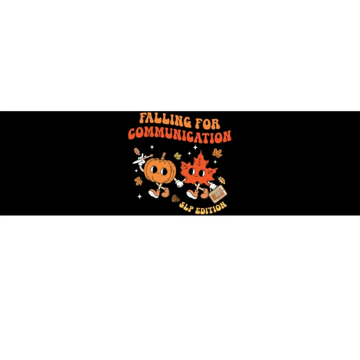 Falling For Communication Slp Edition Fall Thanksgiving Bumper Sticker