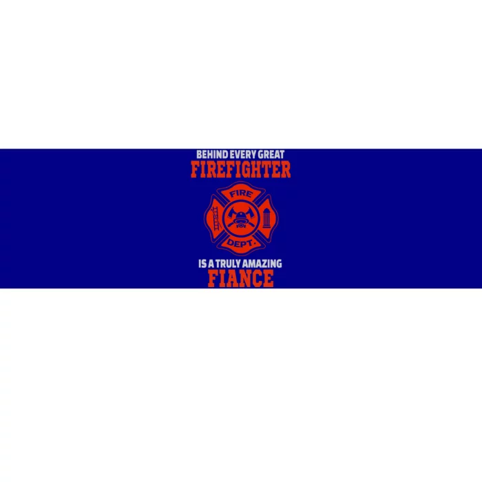 Firefighter Fiance Cool Gift Bumper Sticker