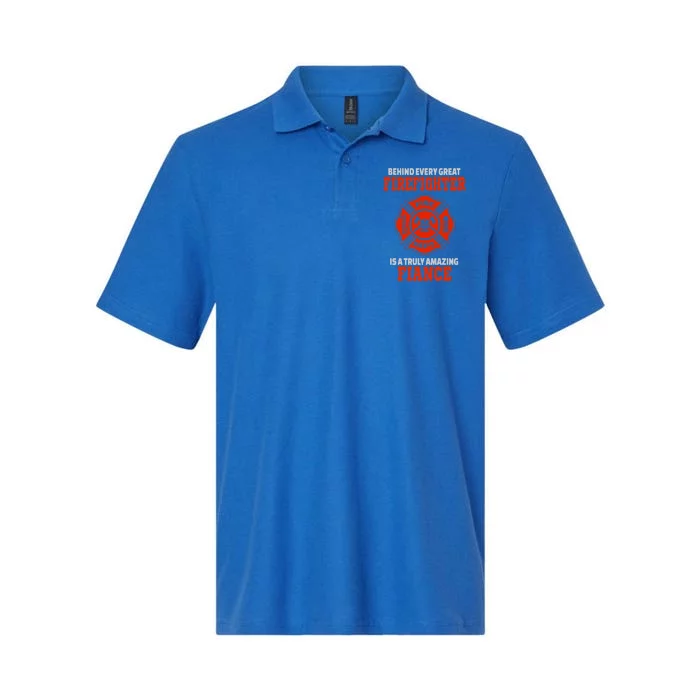 Firefighter Fiance Cool Gift Softstyle Adult Sport Polo