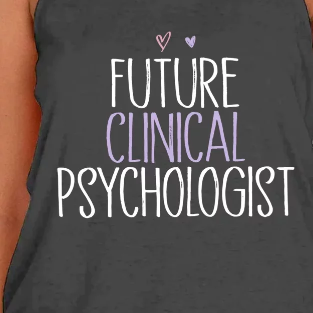 Funny Future Clinical Psychologist Gift Women's Knotted Racerback Tank