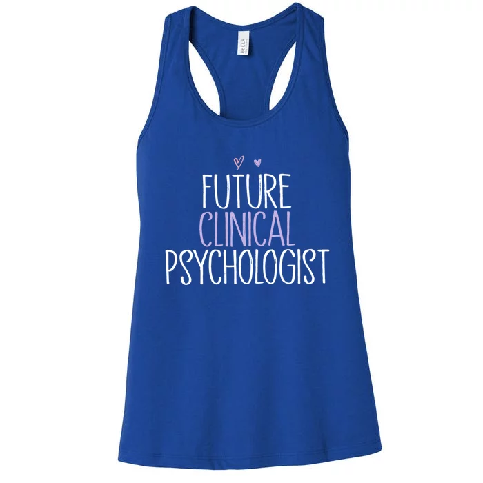 Funny Future Clinical Psychologist Gift Women's Racerback Tank