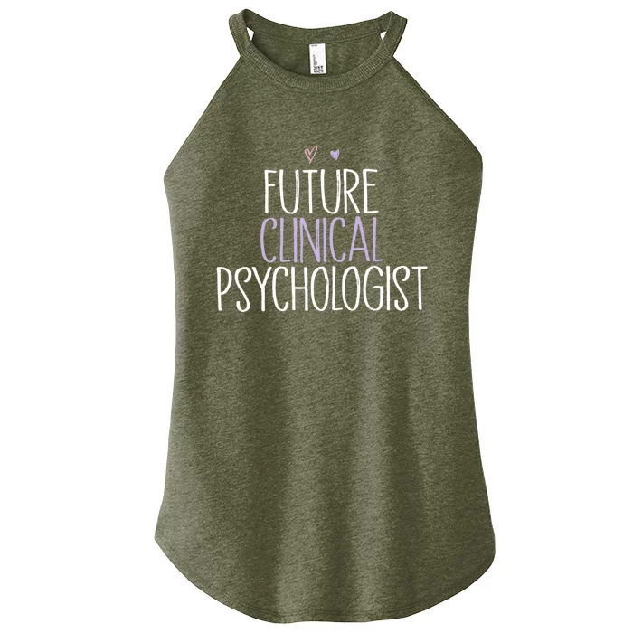 Funny Future Clinical Psychologist Gift Women’s Perfect Tri Rocker Tank