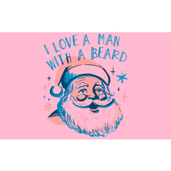 Funny Funny Christmas I Love A Man With A Beard Bumper Sticker