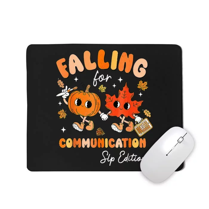 Falling For Communication Slp Edition Fall Thanksgiving Mousepad