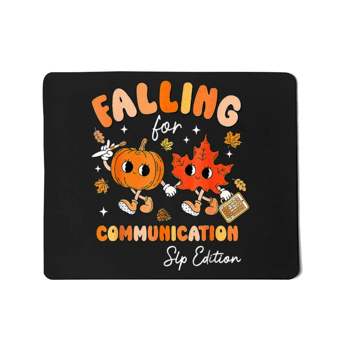 Falling For Communication Slp Edition Fall Thanksgiving Mousepad