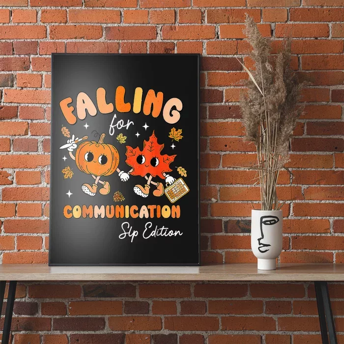 Falling For Communication Slp Edition Fall Thanksgiving Poster