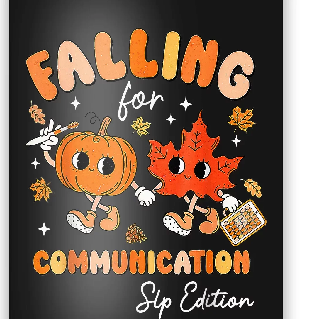 Falling For Communication Slp Edition Fall Thanksgiving Poster