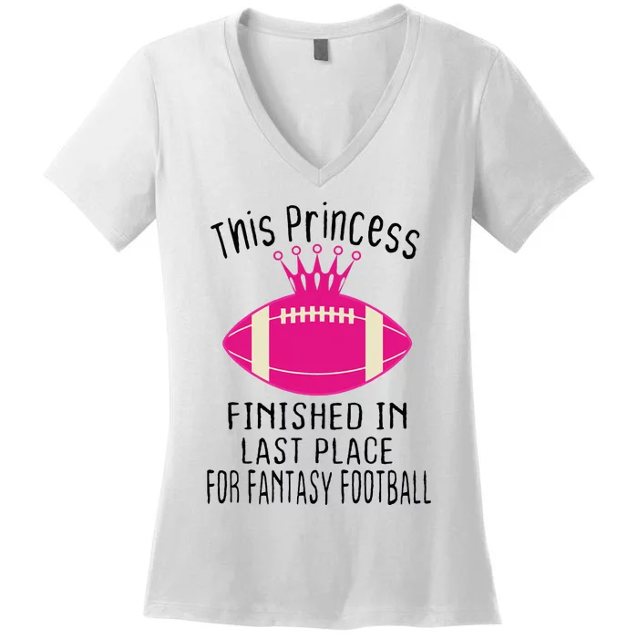 Fantasy Football Champion I Suck At Fantasy Football Unicorn Women's V-Neck T-Shirt