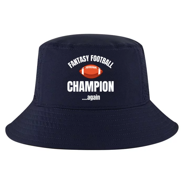 Fantasy Football Champion Repeat Winner Gift Cool Comfort Performance Bucket Hat