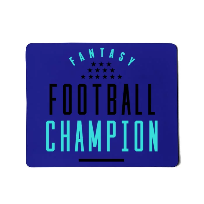 Fantasy Football Champion Winner League Draft Team Gift Mousepad