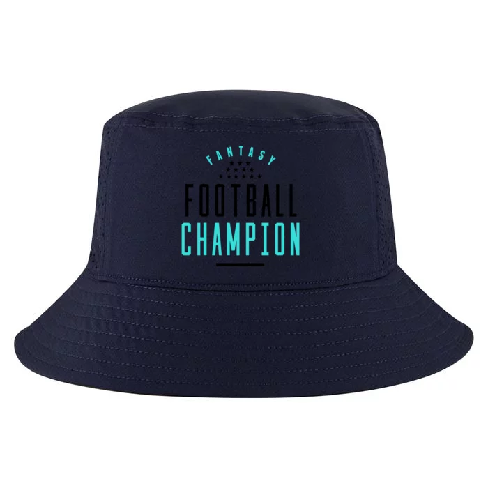 Fantasy Football Champion Winner League Draft Team Gift Cool Comfort Performance Bucket Hat