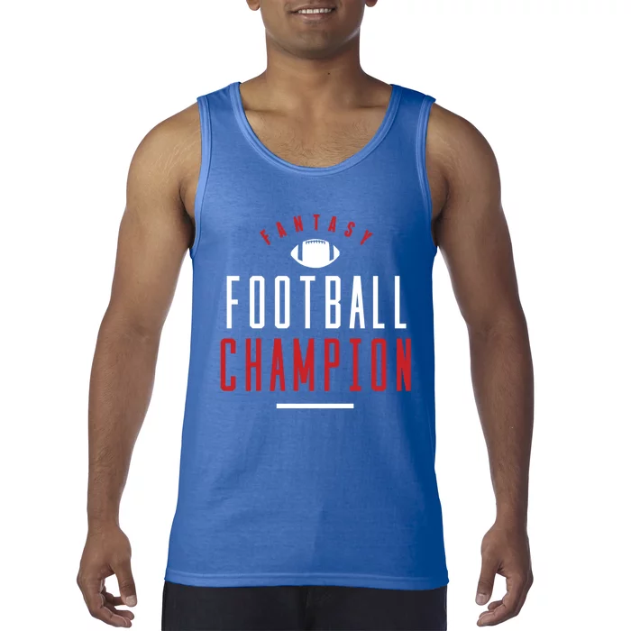 Fantasy Football Champion Winner League Draft Team Gift Tank Top