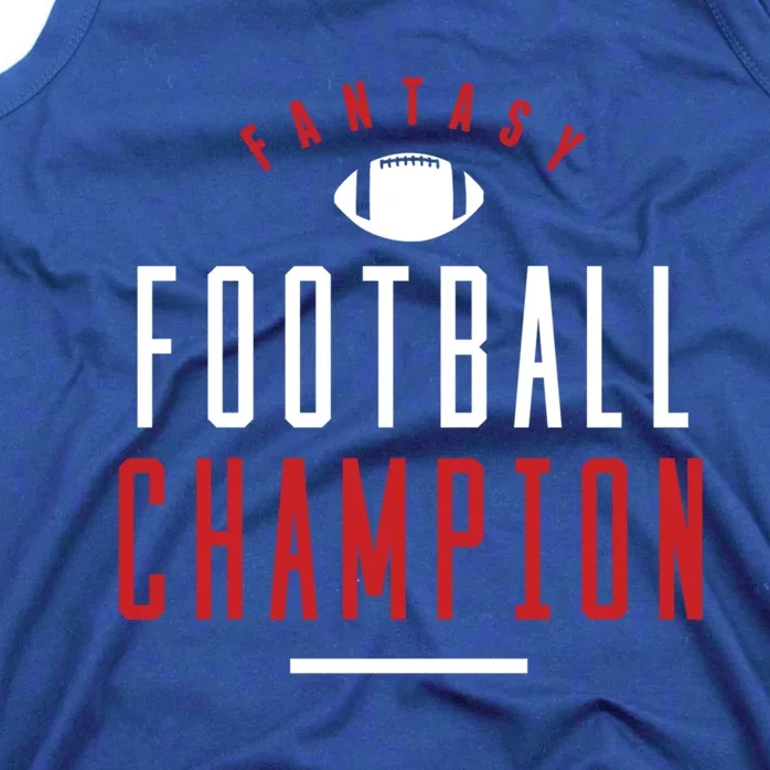 Fantasy Football Champion Winner League Draft Team Gift Tank Top