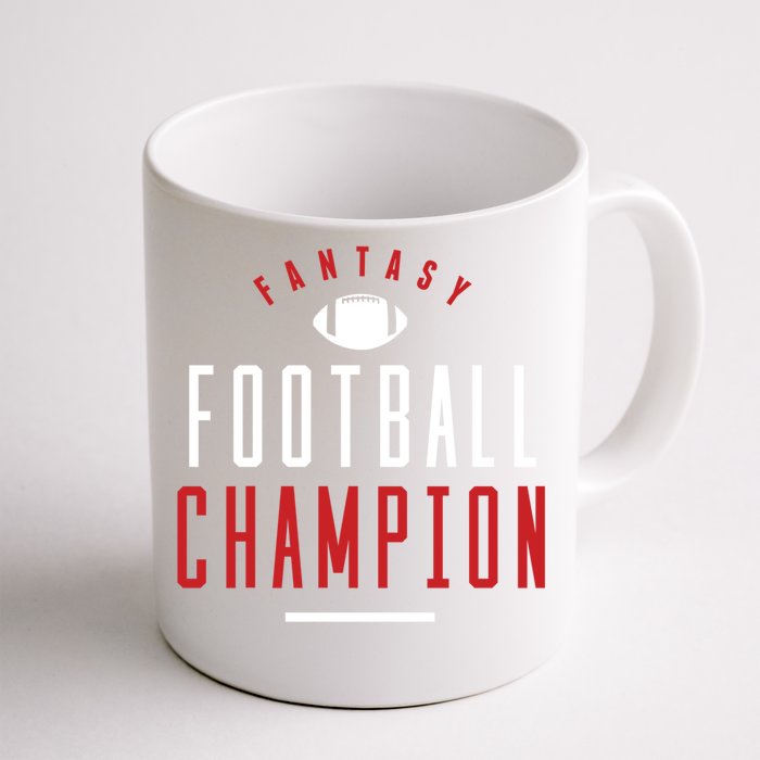 Fantasy Football Champion Winner League Draft Team Gift Front & Back Coffee Mug