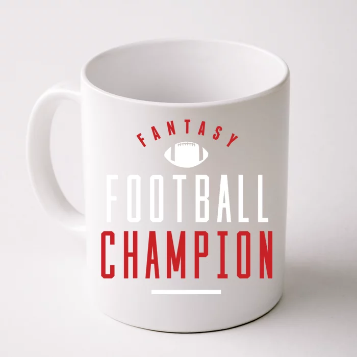 Fantasy Football Champion Winner League Draft Team Gift Front & Back Coffee Mug