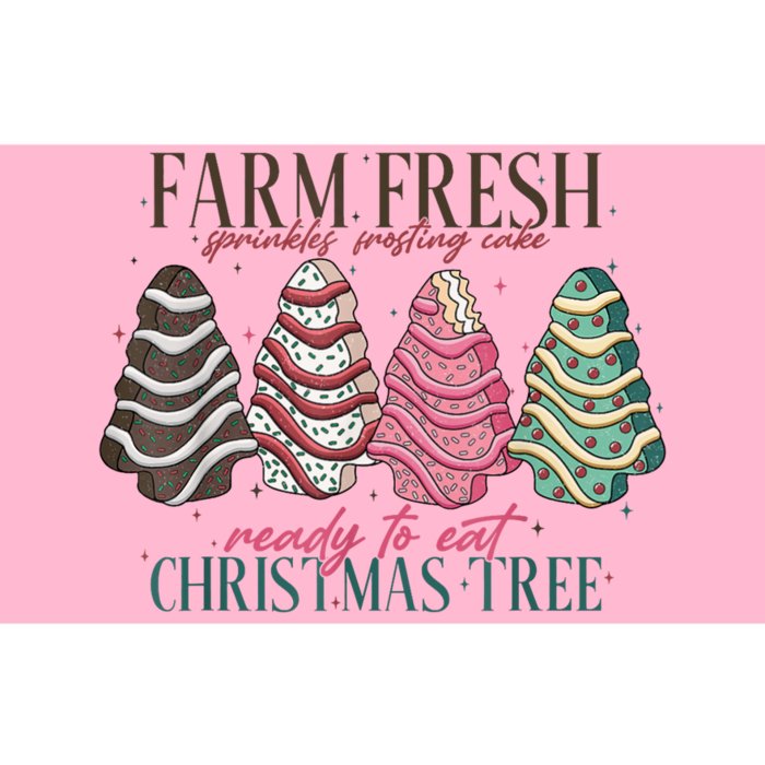 Farm Fresh Christmas Tree Cakes Funny Tree Farm Xmas Pajamas Bumper Sticker