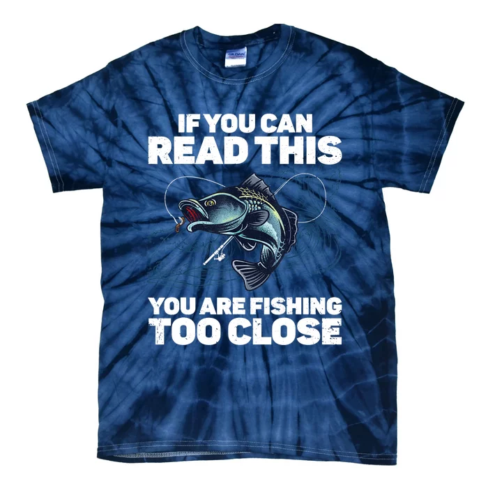 Funny Fishing Design For Fishes Fishing Lover Tie-Dye T-Shirt