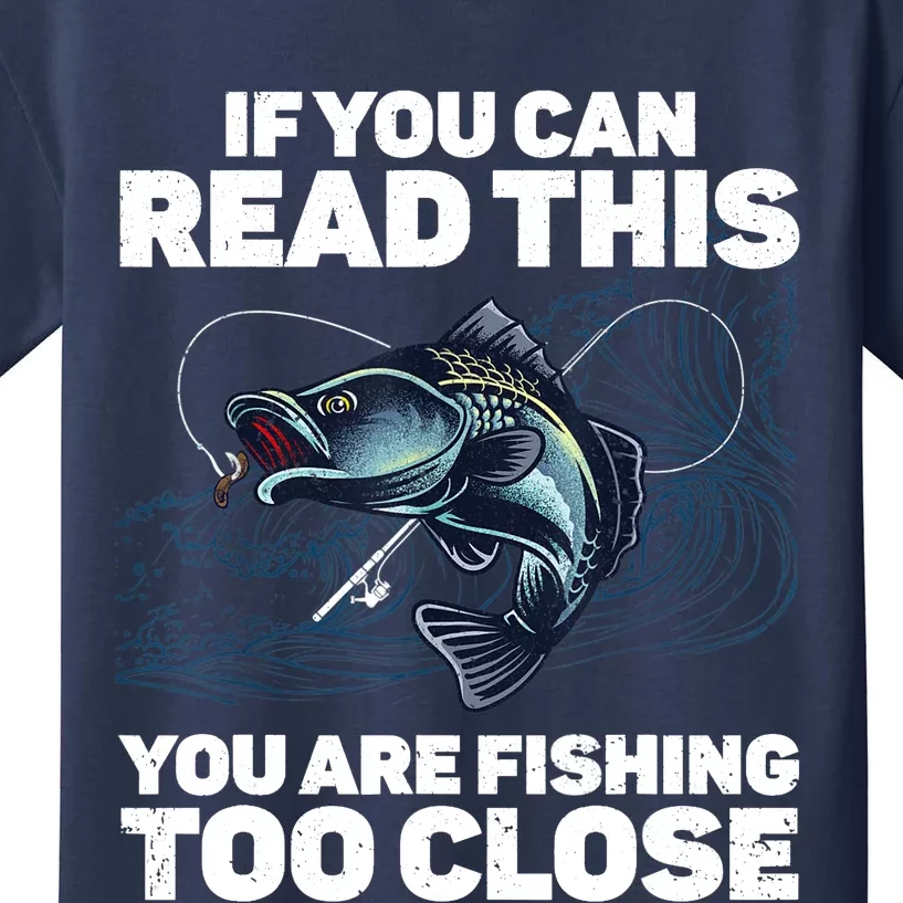 Funny Fishing Design For Fishes Fishing Lover Kids T-Shirt